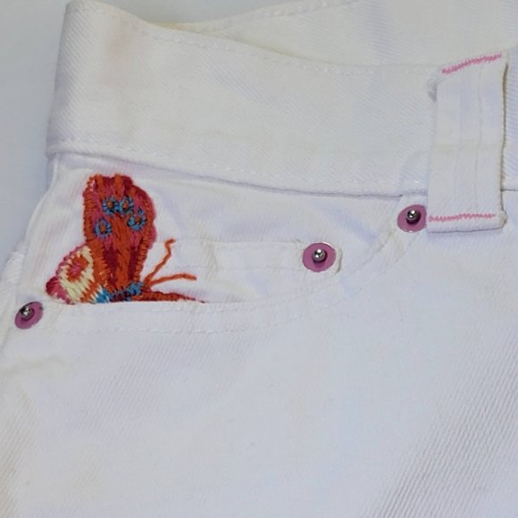 Marks & Spencer Embroidered Butterflies and Bird Skirt - Size: UK 10 - Picture 5 of 12